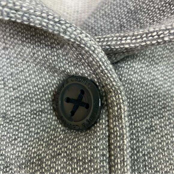 For King & Country | Gray Double-Breasted Peacoat Cotton Polyester Patch XS - Picture 4 of 8